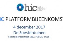 HIC Platformbijeenkomst 4 december 2017